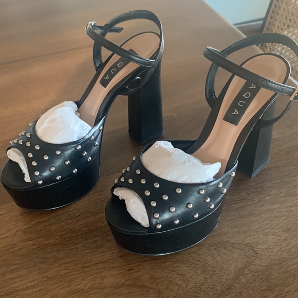 Aqua Cullen platform heels - Picture 4 of 7